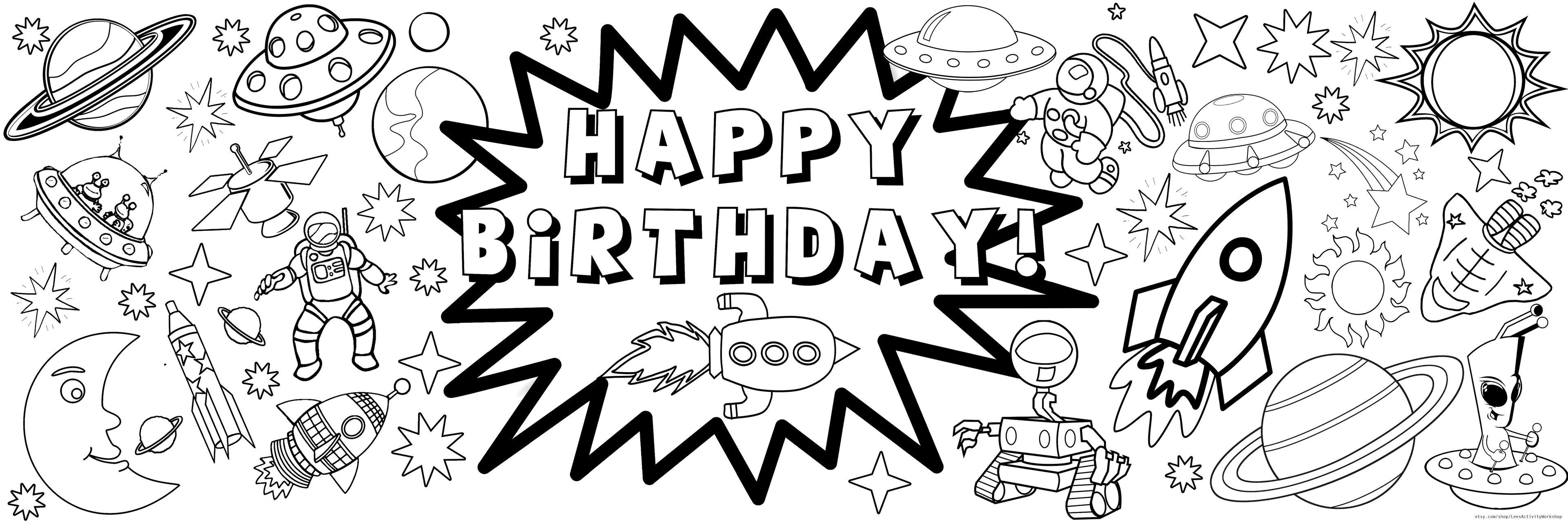 Outer Space Birthday