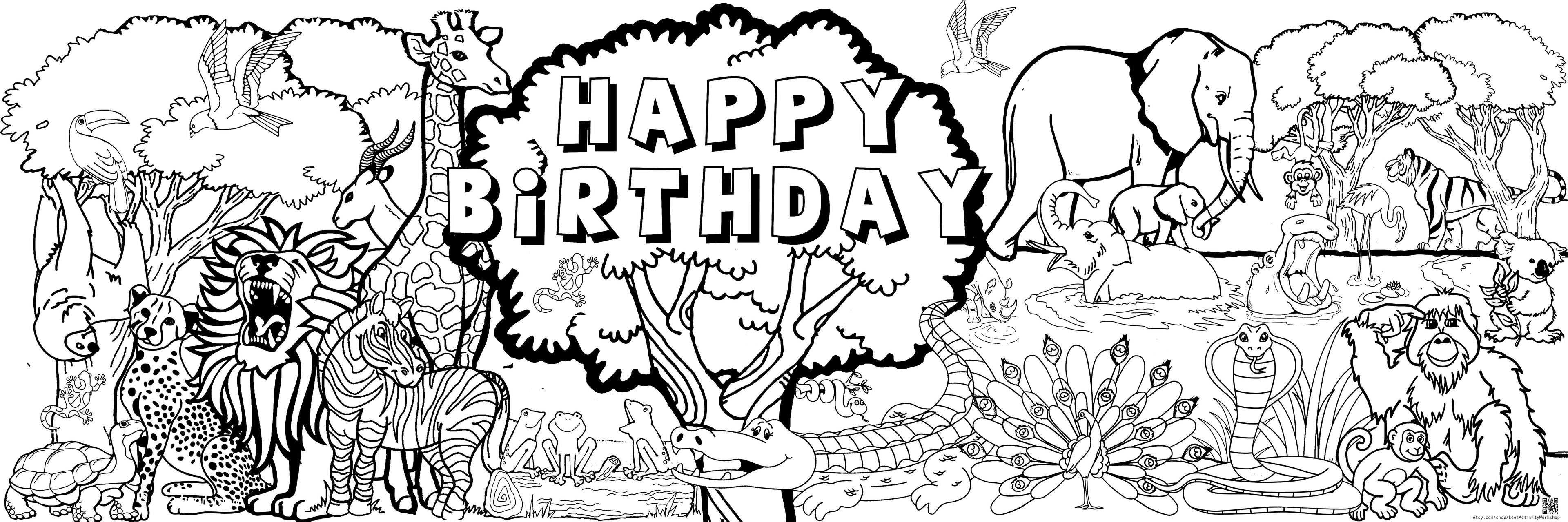 Wild Animals - Birthday