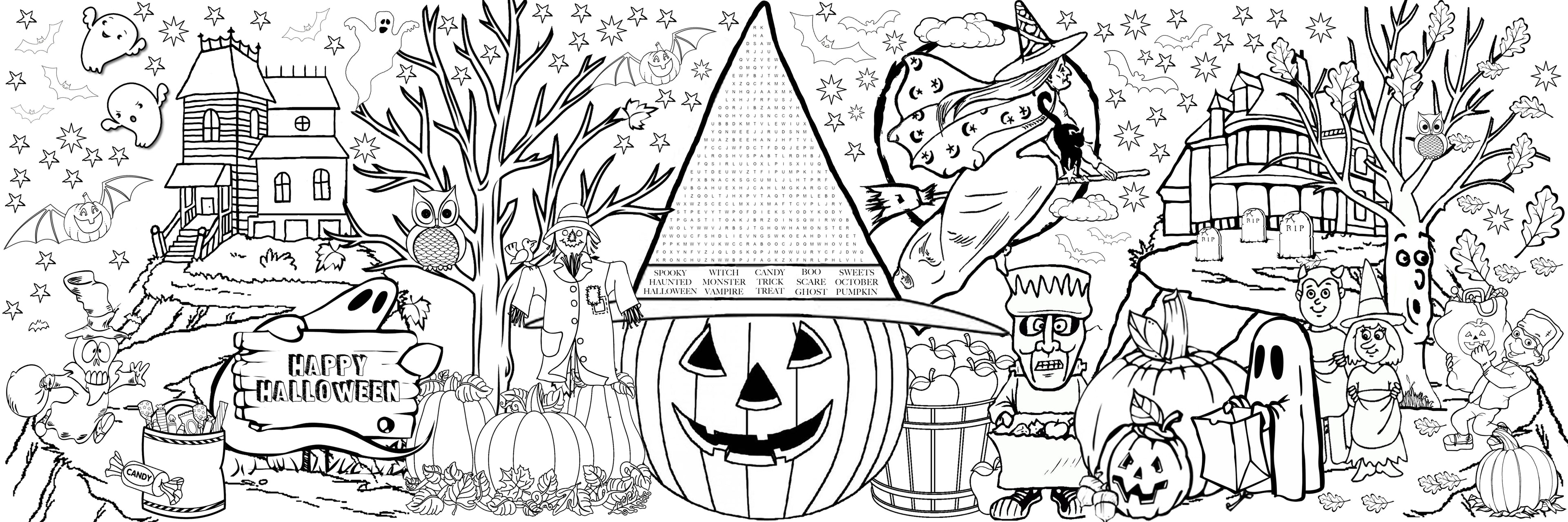 Halloween with Wordsearch